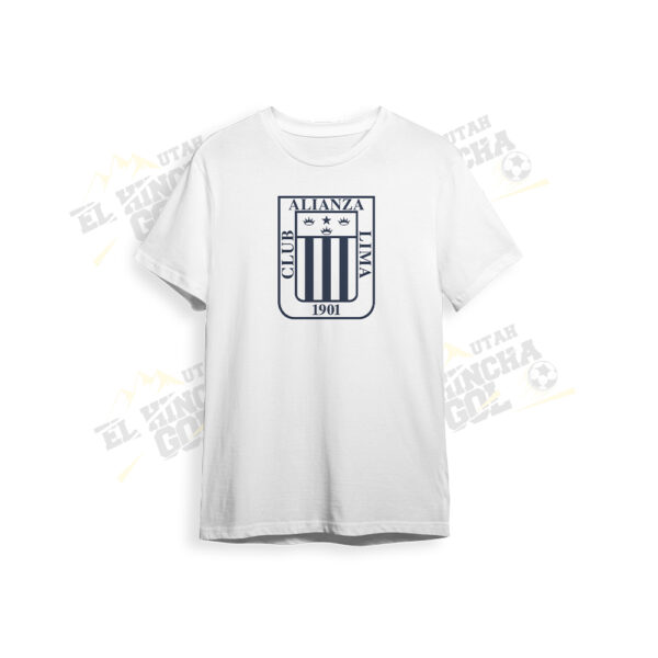 T-shirt Alianza Lima - Insignia Blanca