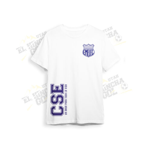 T-shirt  Emelec - CSE Blanca