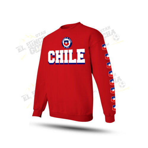 Crewneck Chile - Insignias mangas