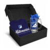 Box Millonarios FC – T-shirt Azul Navy + Vaso Cervecero | El Glorioso Embajador